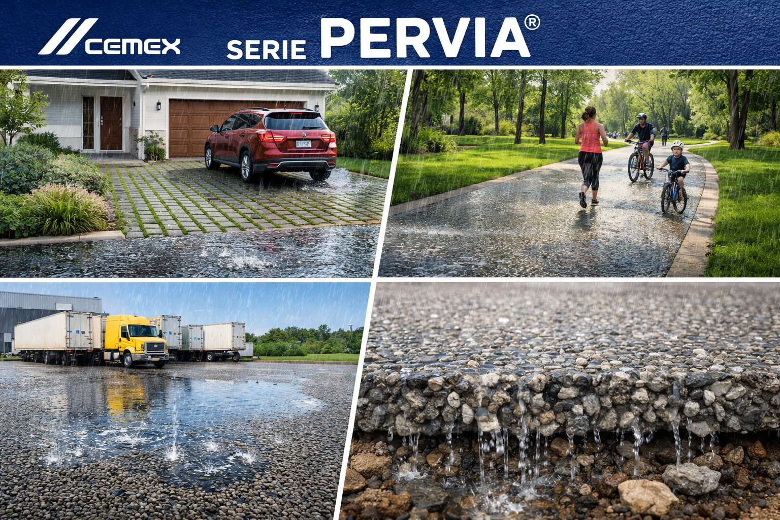 PERVIA® - Sistema de Hormigón Drenante