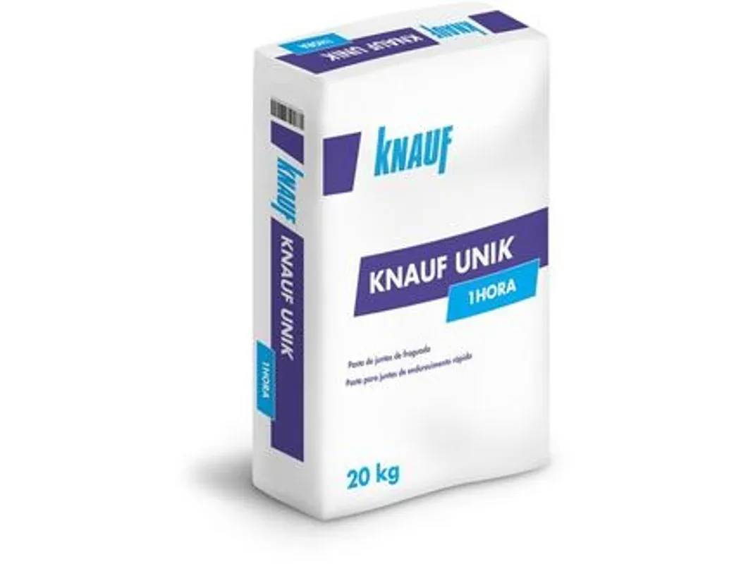 Knauf Pasta Juntas Unik 1 hora 20KG · Knauf