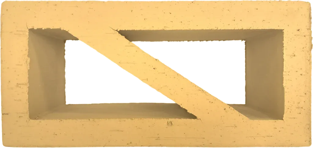  Celosía cerámica 12×24 diagonal · Ladrillerias Mallorquinas