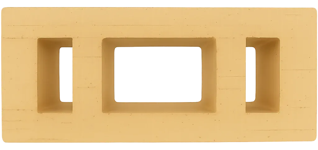 Celosía cerámica 12×24 simétrica · Ladrillerias Mallorquinas