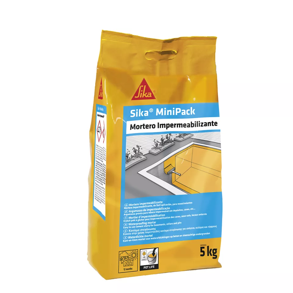 Sika® MiniPack Waterproofing Mortar · Sika