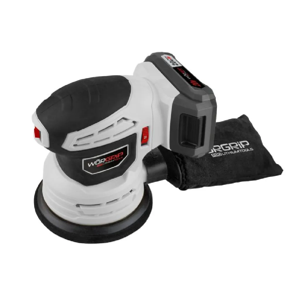 LIJADORA EXCÉNTRICA WORGRIP PRO LITIO 125MM 20V · Alfa Dyser