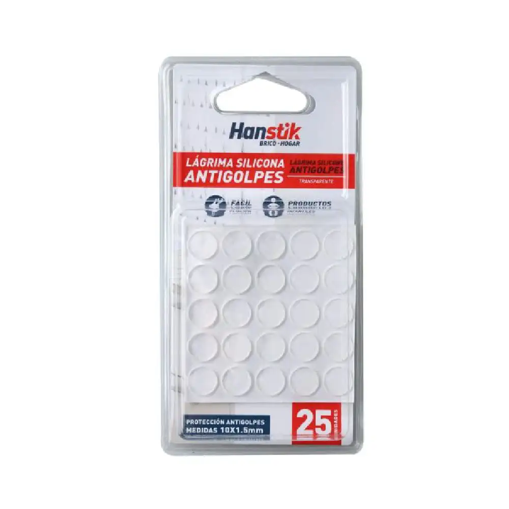 LÁGRIMA DE SILICONA HANSTIK 10x1,5MM · Alfa Dyser