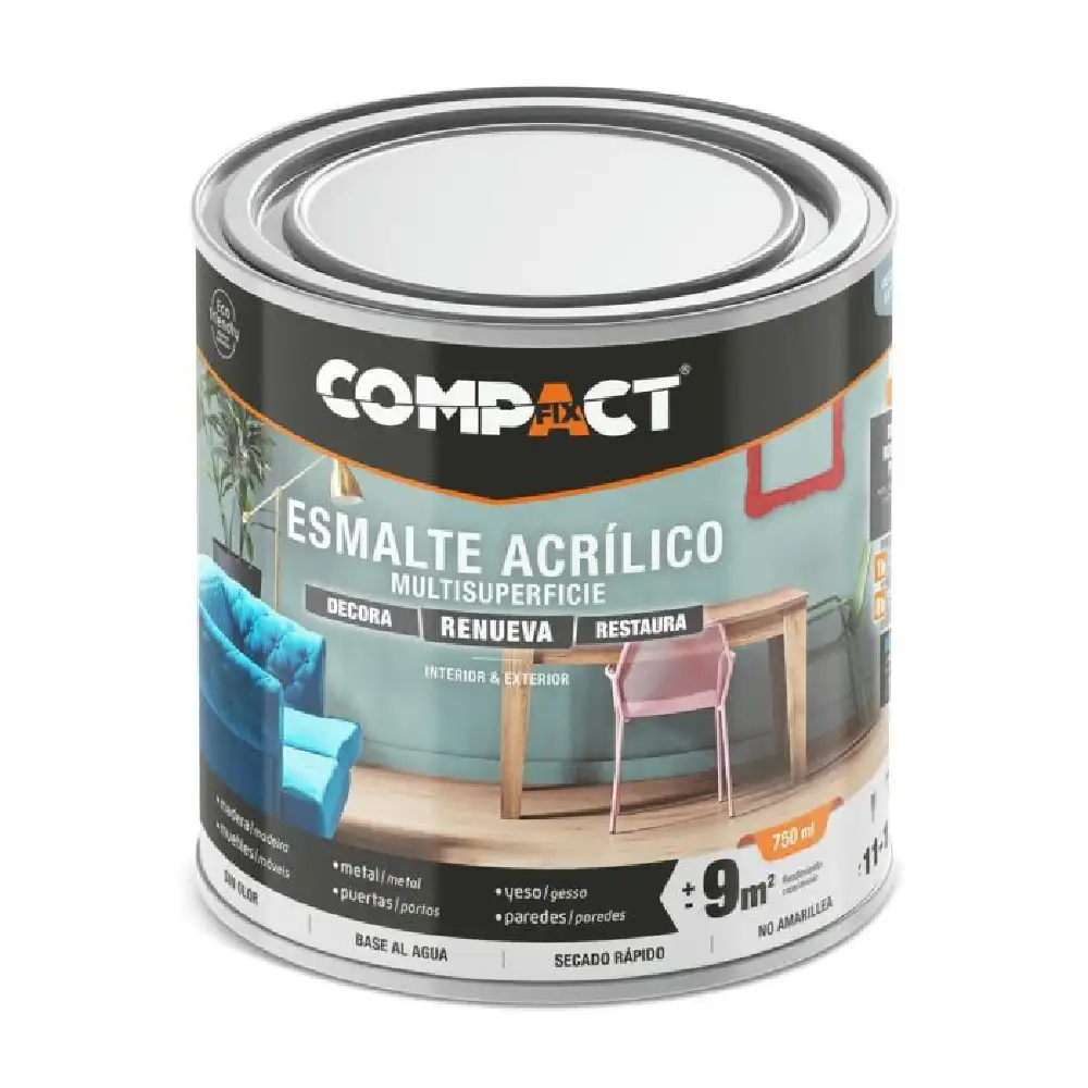 ESMALTE ACRÍLICO MATE 750ML BLANCO · Alfa Dyser