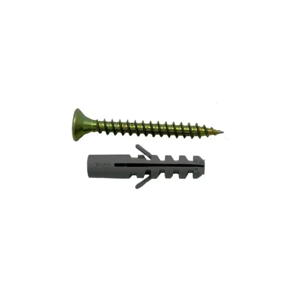 TACO 6MM Y TIRAFONDO BRICOMATADO 4,5x40 MM · Alfa Dyser