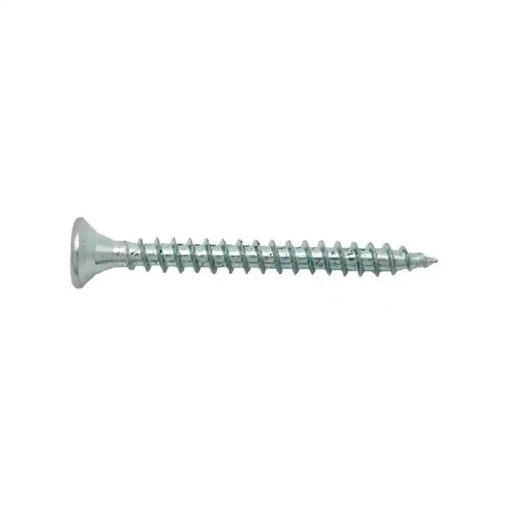 TIRAFONDO AGLOMERADO CABEZA PLANA ZINCADO 4,0x30 · Alfa Dyser