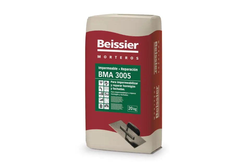 Mortero Impermeable Reparación BMA 3005 · BEISSIER