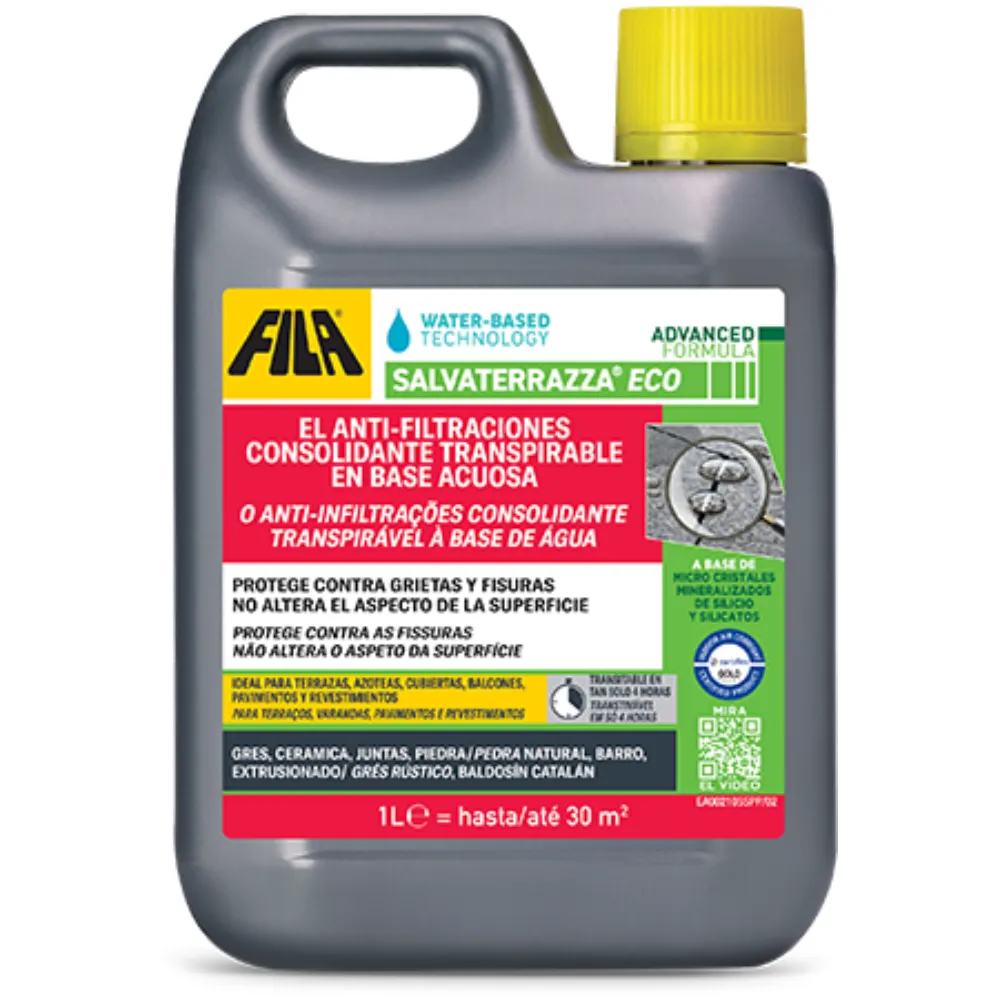 SALVATERAZZA ECO – Antifiltraciones Consolidante Transpirable · FILA